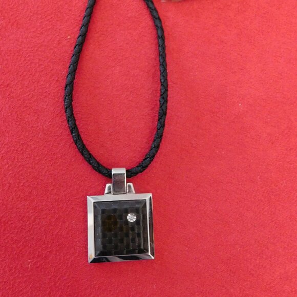 Men's Morellato Necklace with Pendant and Diamond - Picture 1 of 5